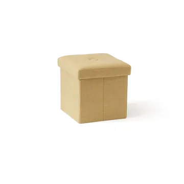 Puf con almacenaje Kid's Base - Amarillo - Kid's Concept