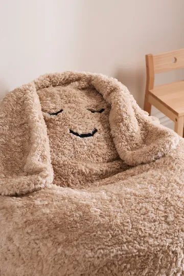 Puf Snuggle - Beige, Ø80 × 50 cm - Kid's Concept