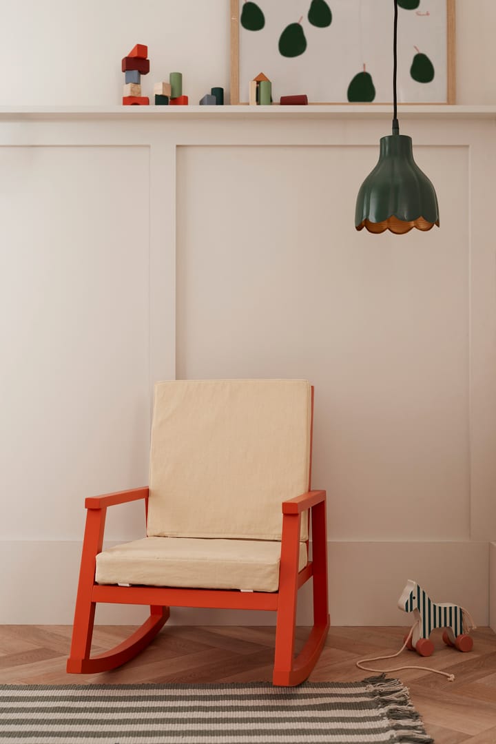 Silla mecedora Carl Larsson, Orange-natur Kid's Concept