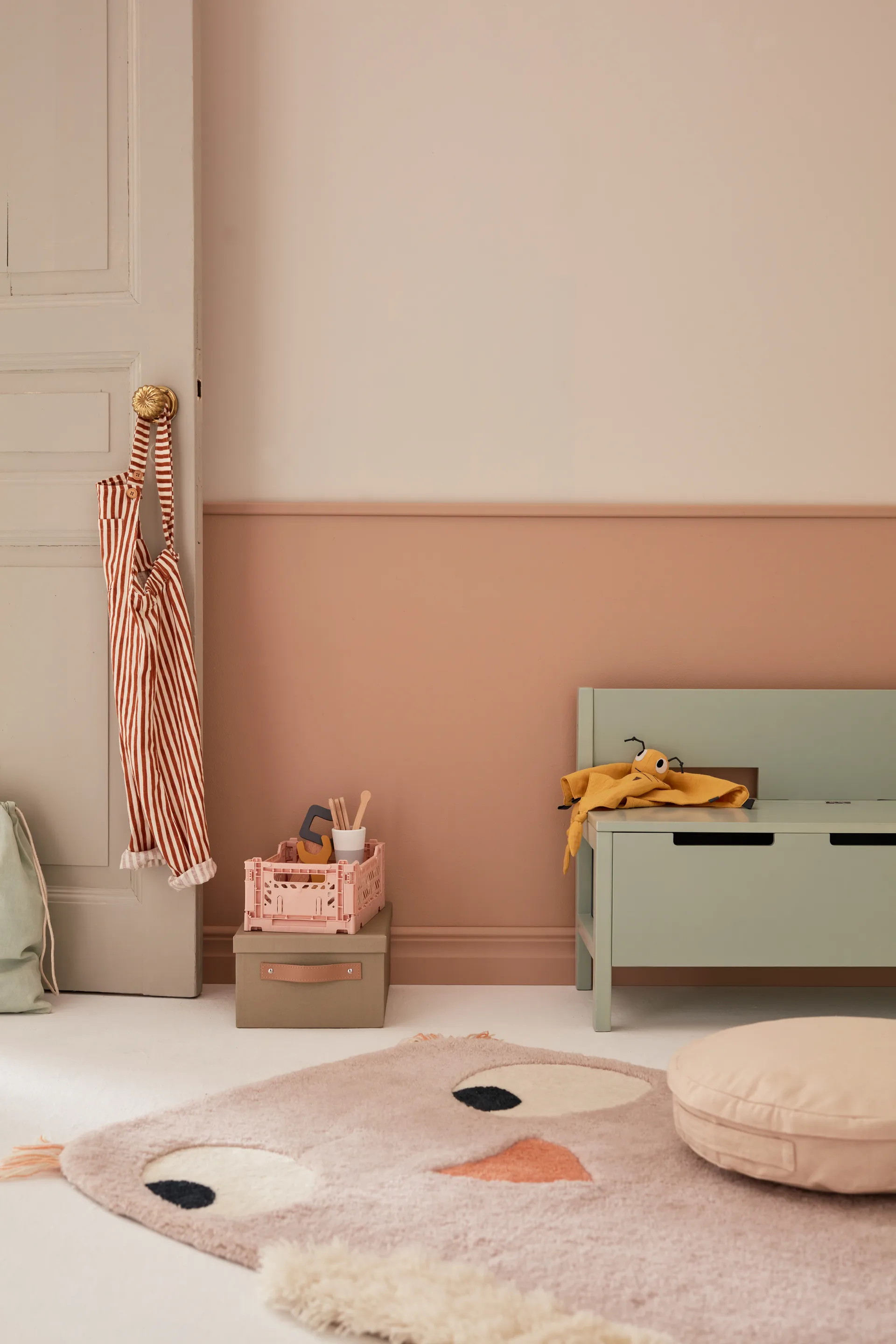 Sofá con almacenaje Star, Verde claro Kid's Concept