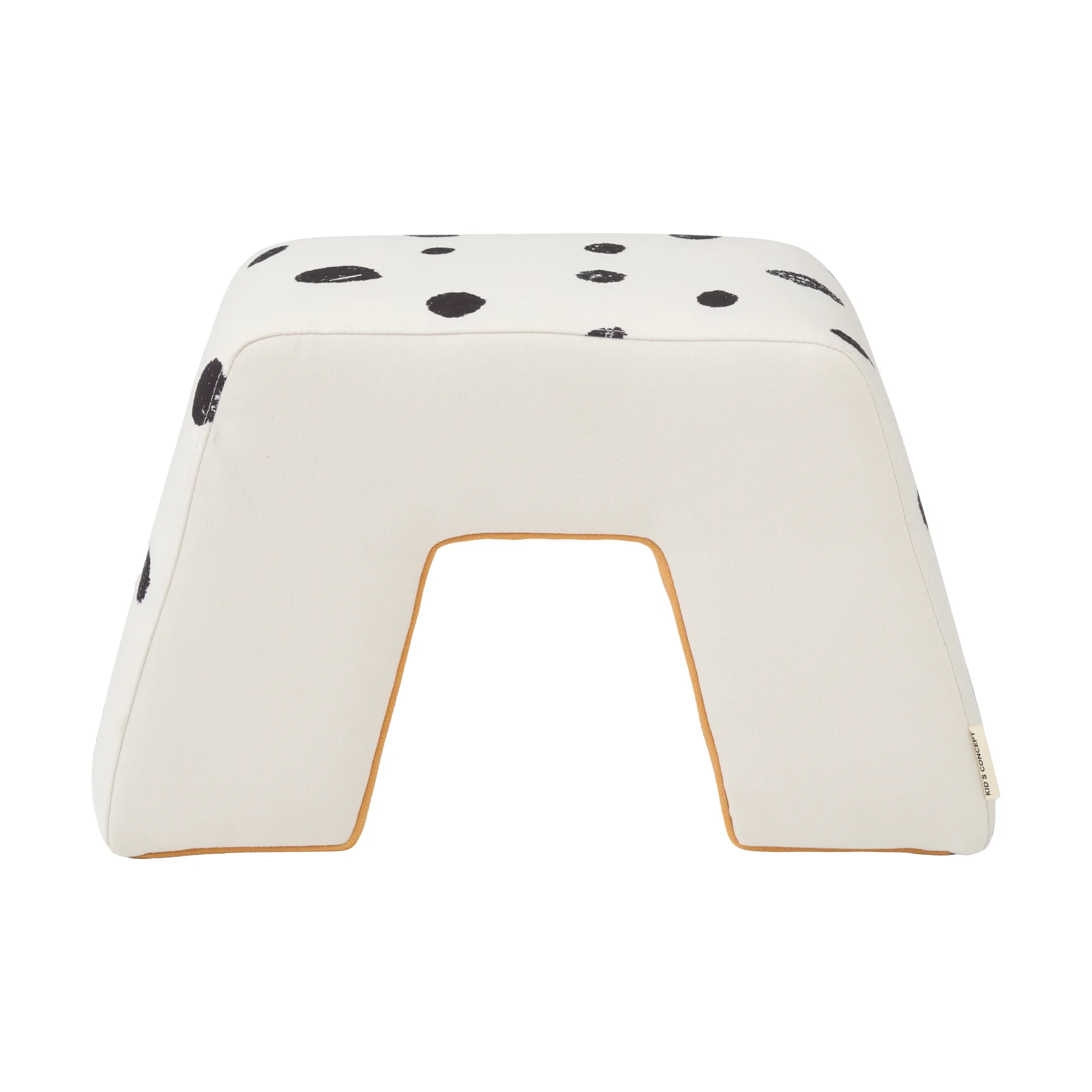 Taburete Pippi, Blanco-naranja Kid's Concept