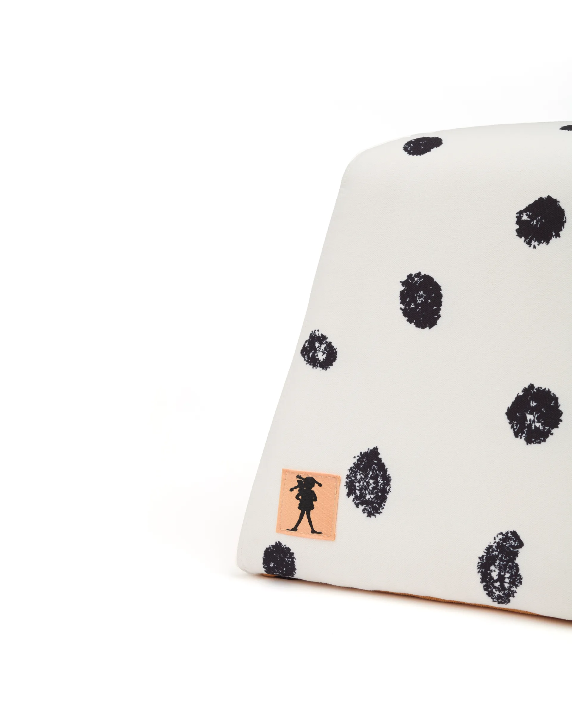 Taburete Pippi, Blanco-naranja Kid's Concept