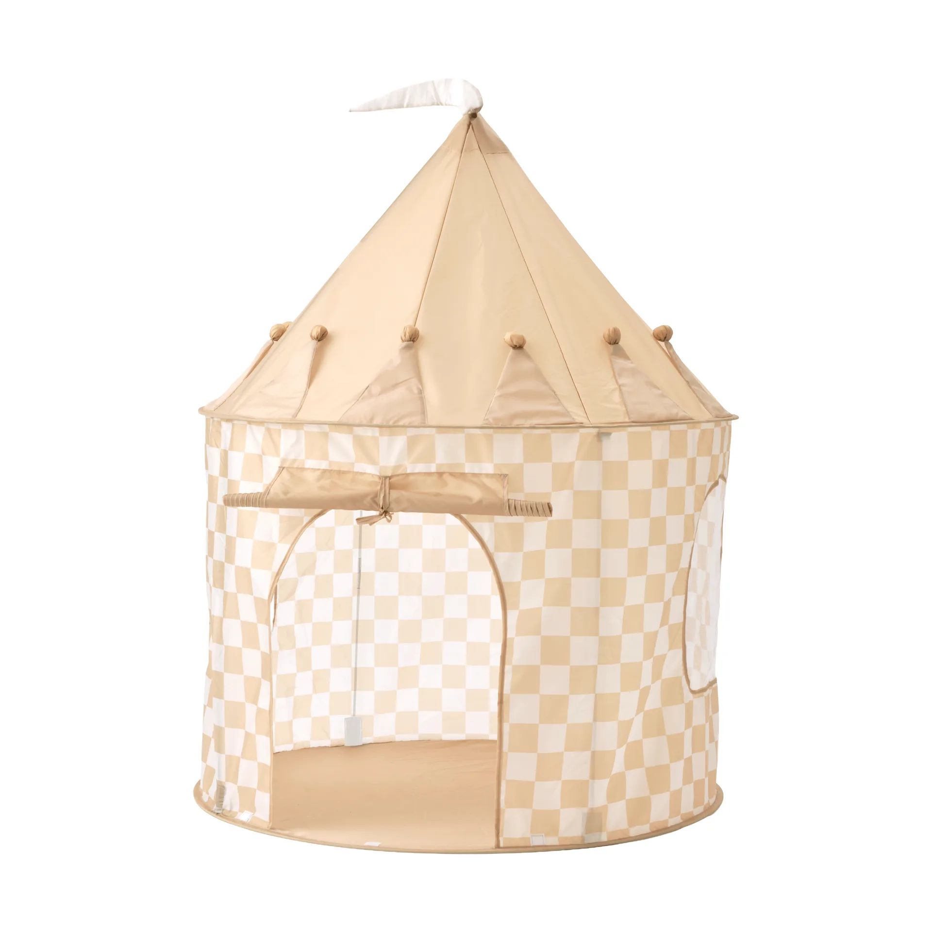 Tienda de campaña a cuadros Kid's Concept, Amarillo Kid's Concept