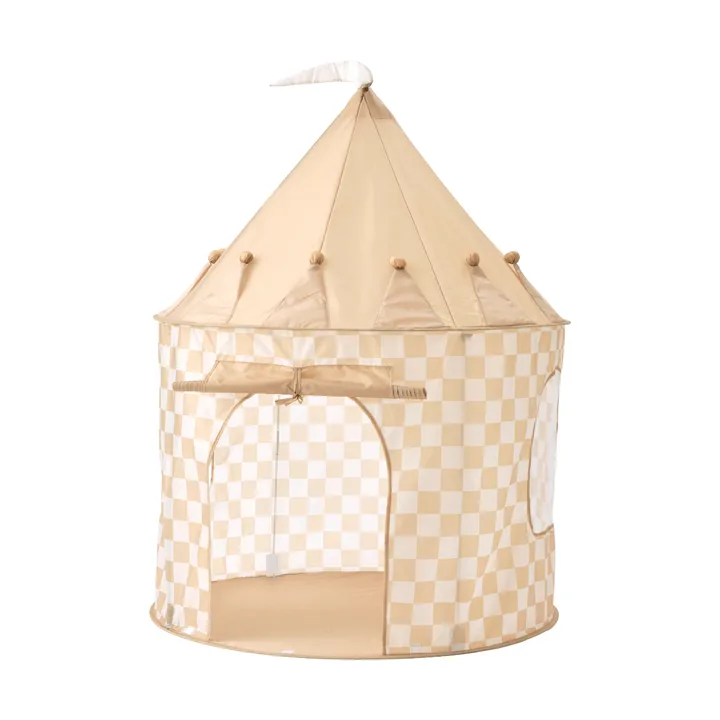 Tienda de campaña a cuadros Kid's Concept - Amarillo - Kid's Concept