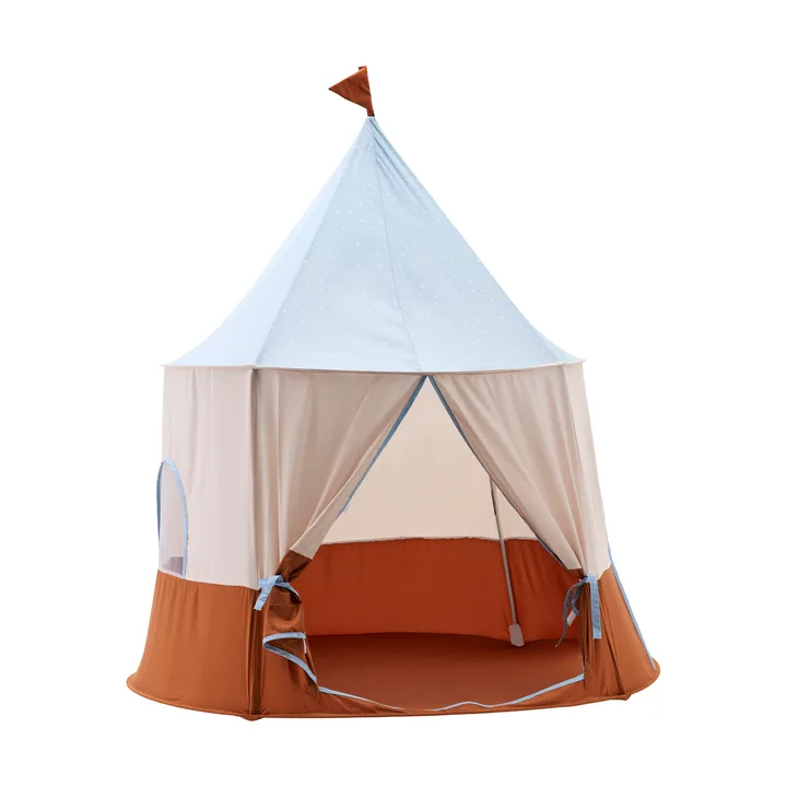 Tienda de campaña Cirkus - Azul, Ø115x120 cm - Kid's Concept