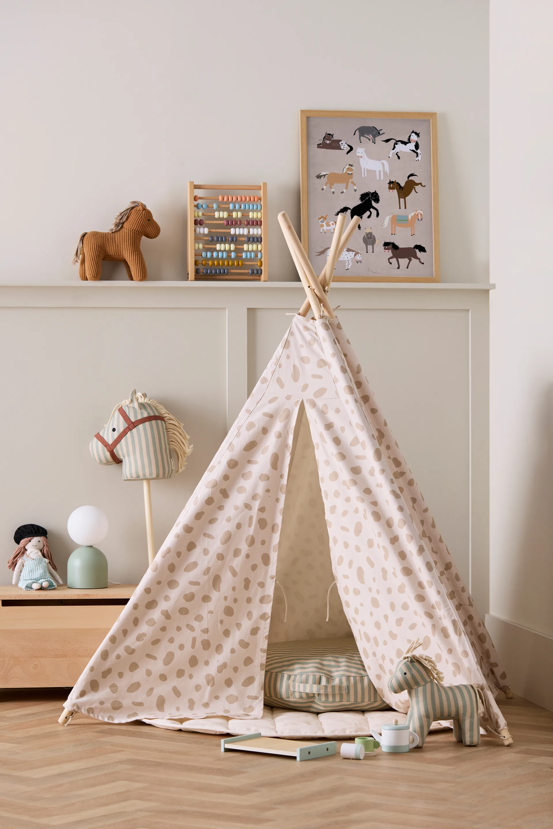 Tienda tipi Kid's Base 100x95x140 cm, Prick Kid's Concept