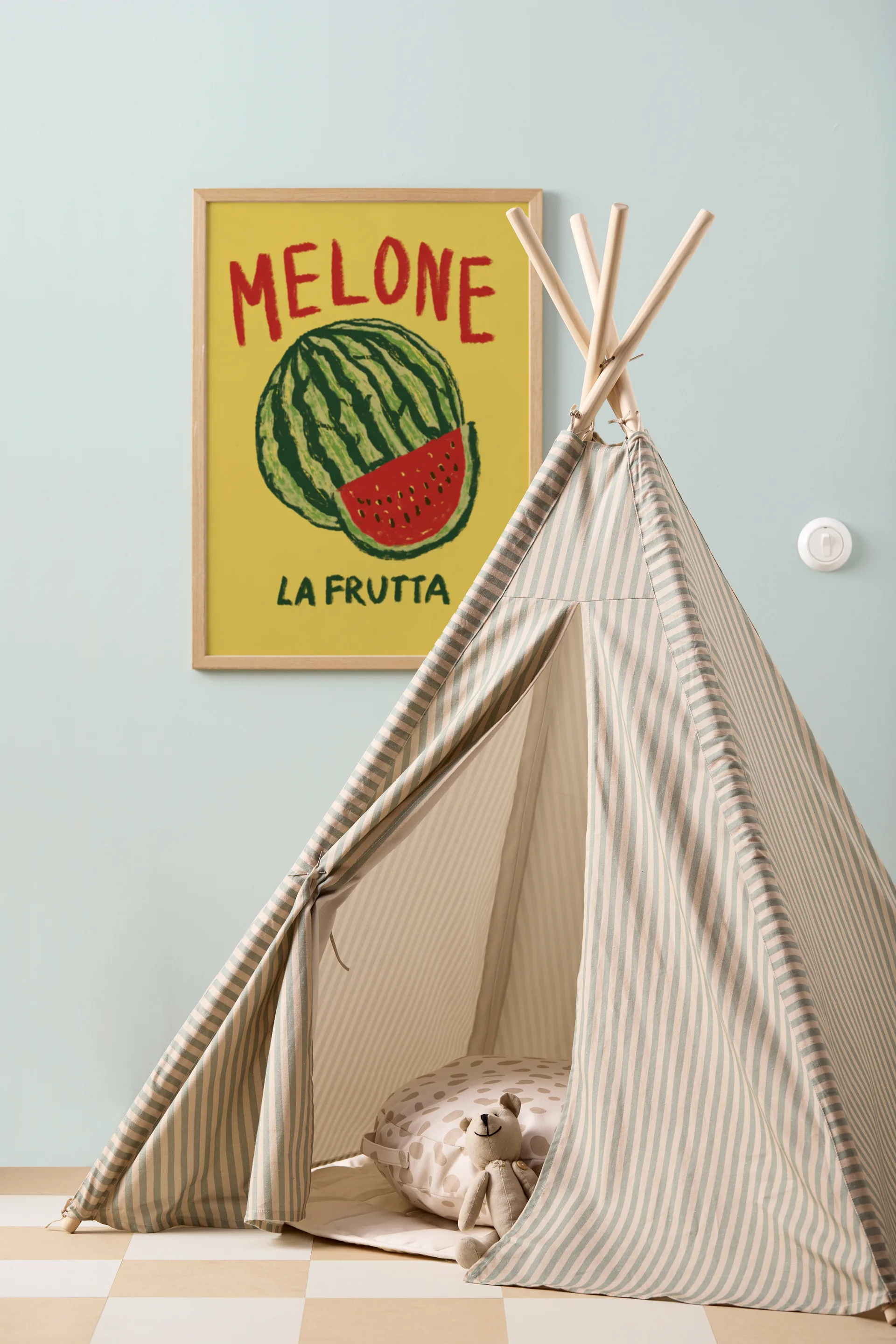 Tienda tipi Kid's Base 100x95x140 cm, Rand Kid's Concept