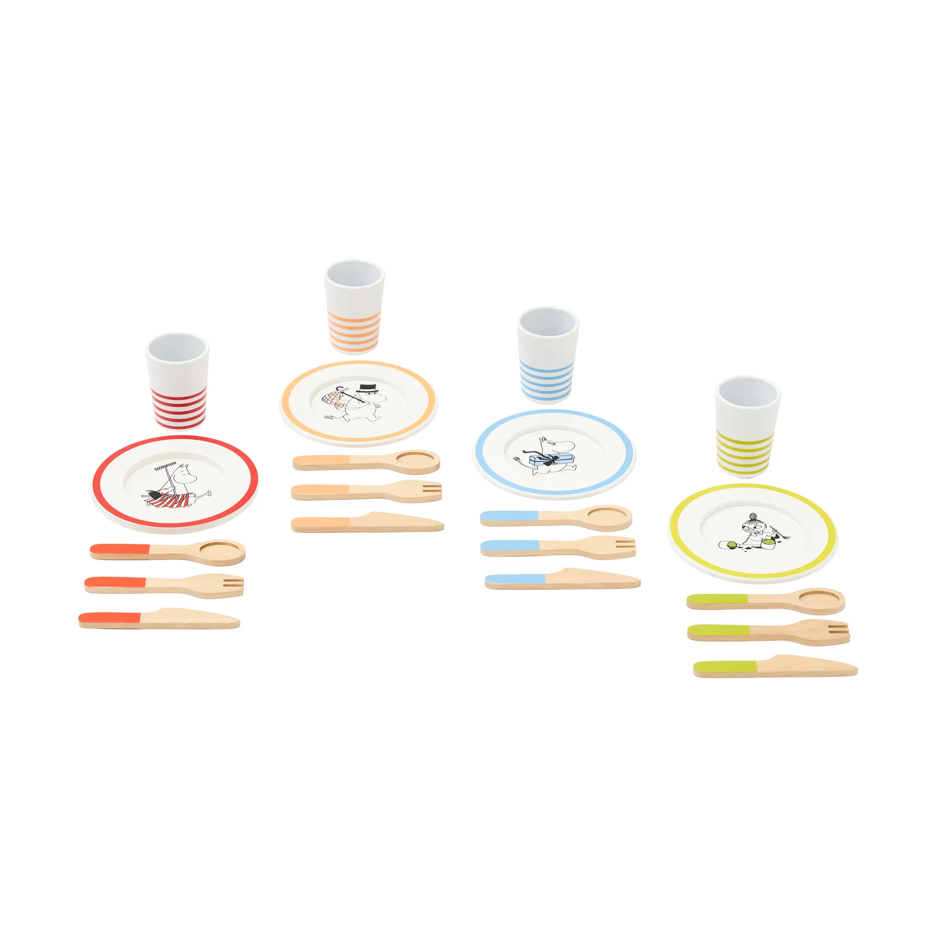 Vajilla de Mumin, 16 piezas Kid's Concept