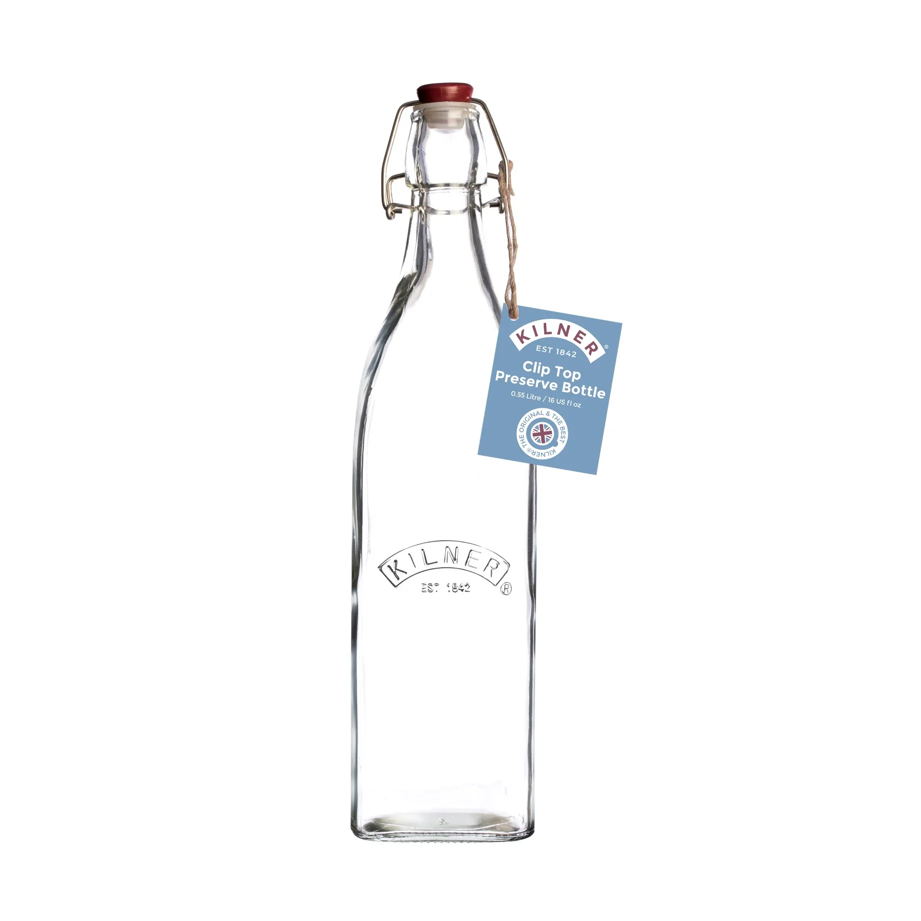 Botella con cierre de clip Kilner, Transparente, 0,55 L Kilner