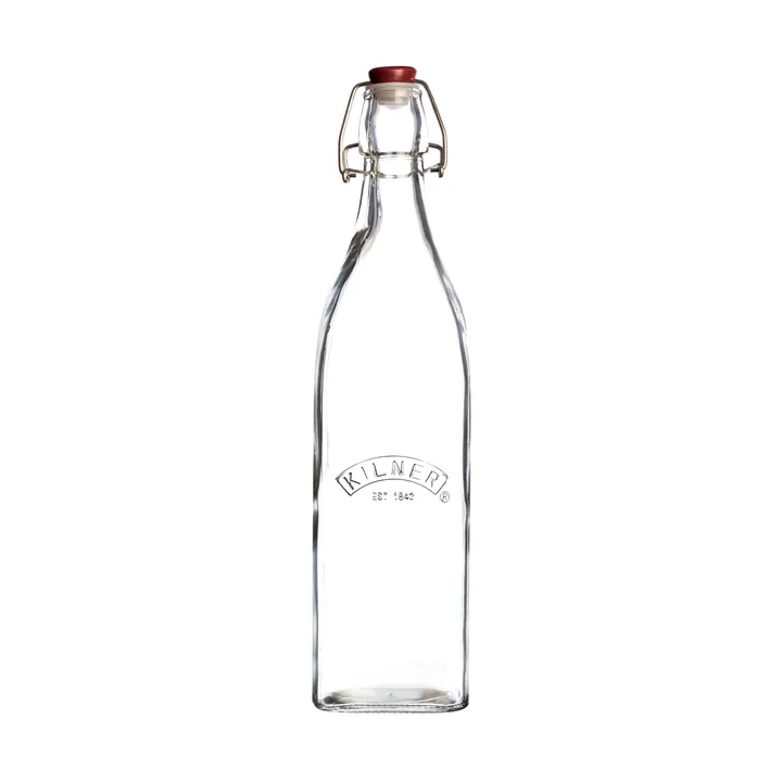 Botella con cierre de clip Kilner - Transparente, 1 L - Kilner