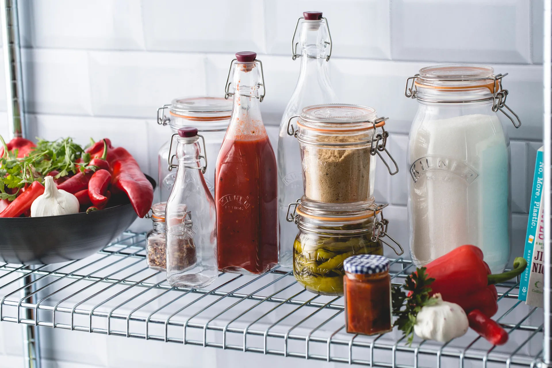 Botella con cierre de clip Kilner, Transparente, 1 L Kilner