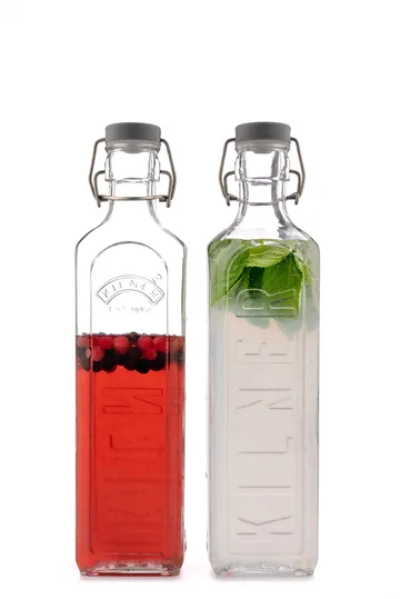 Botella con cierre de clip Kilner - Transparente, 1 L - Kilner