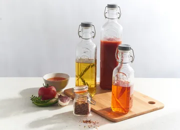 Botella con cierre de clip Kilner - Transparente, 1 L - Kilner