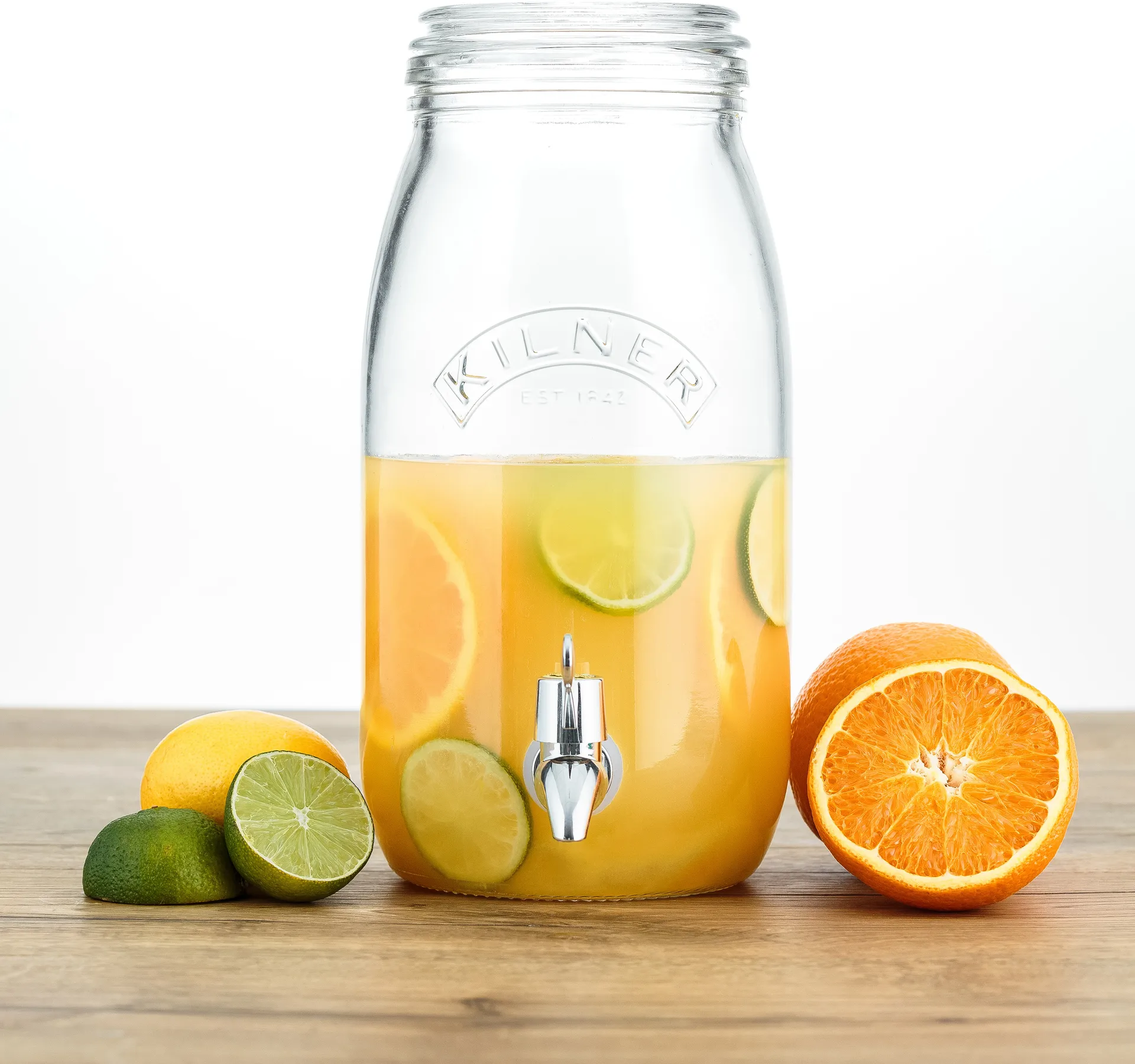 Dispensador de bebidas con grifo Kilner, Transparente, 3 L Kilner