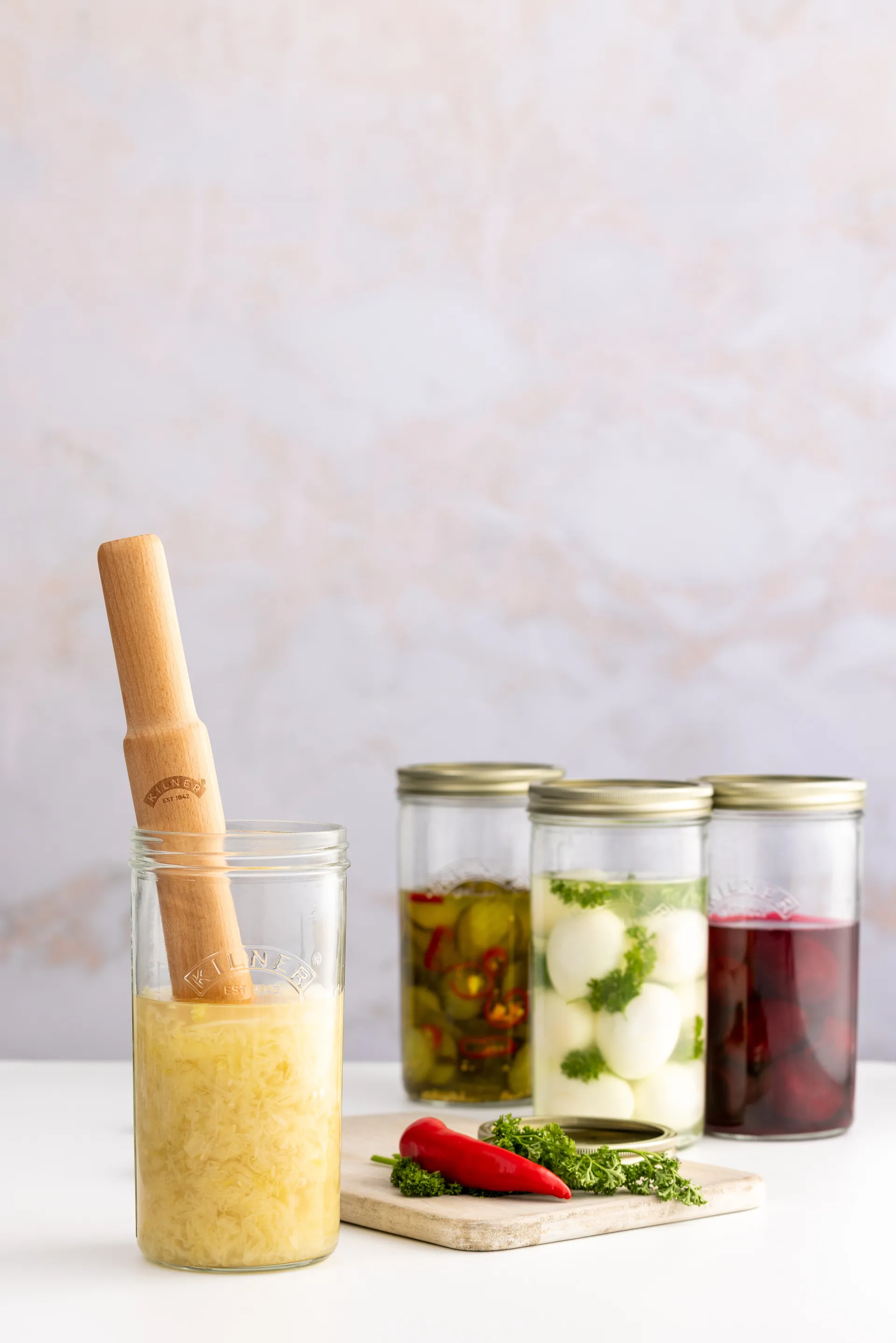 Fermentador Kilner, Madera clara Kilner
