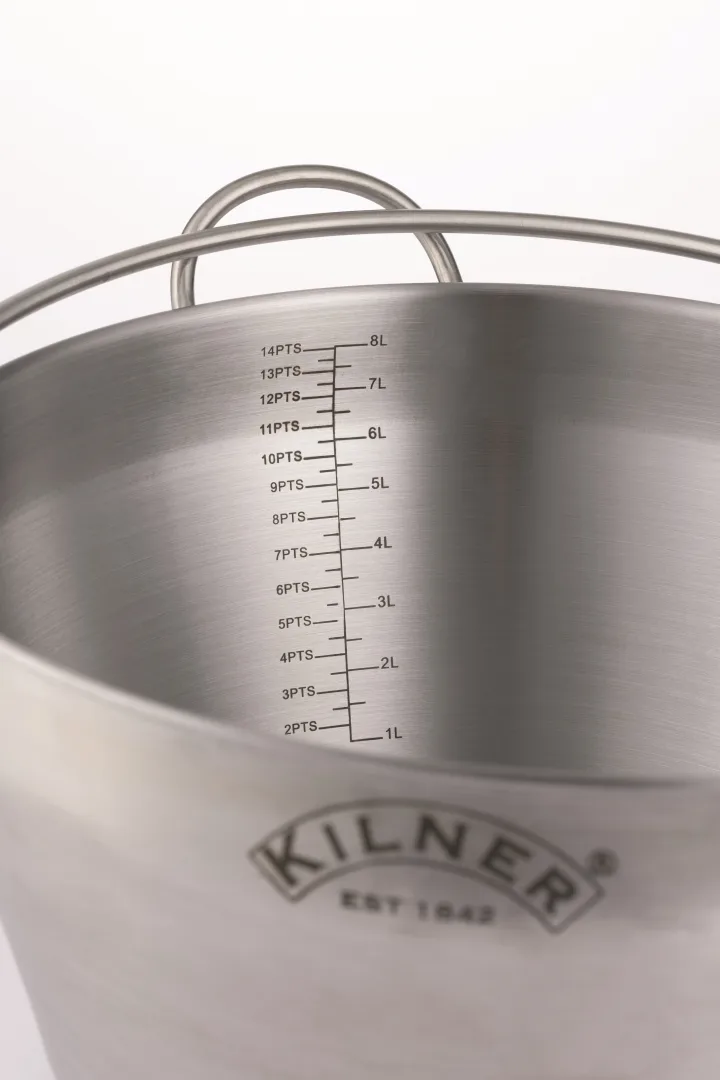 Jarra de nevera Kilner FRESH, Transparente-gris, 1,2 L Kilner
