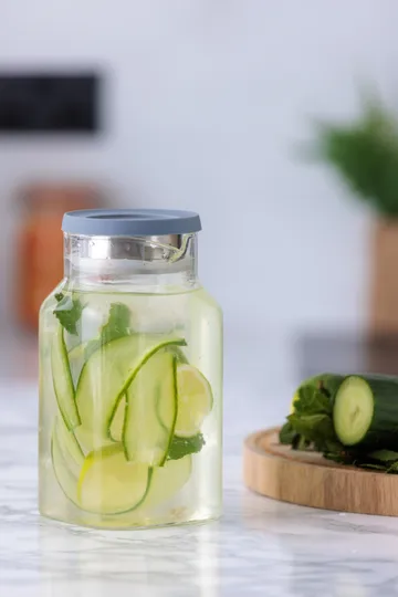 Jarra de nevera Kilner FRESH - Transparente-gris, 1,2 L - Kilner