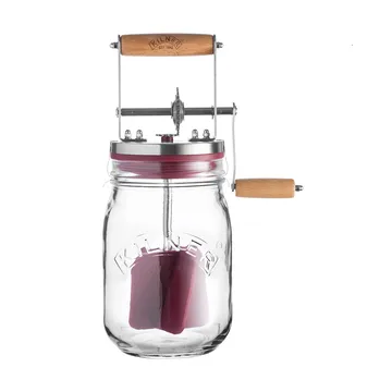 Mantequera manual Kilner - Transparente-rojo, 1 L - Kilner