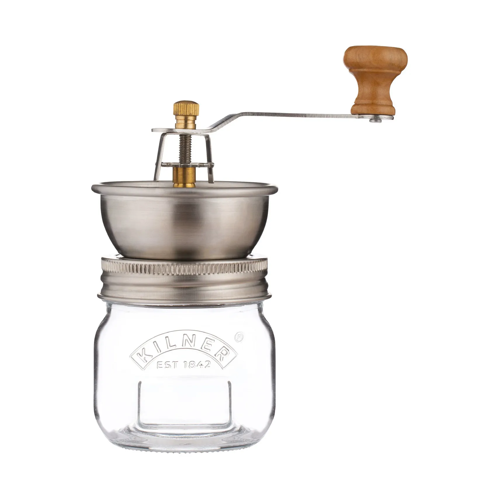 Molinillo de especias Kilner, Transparente-acero inoxidable, 250 ml Kilner