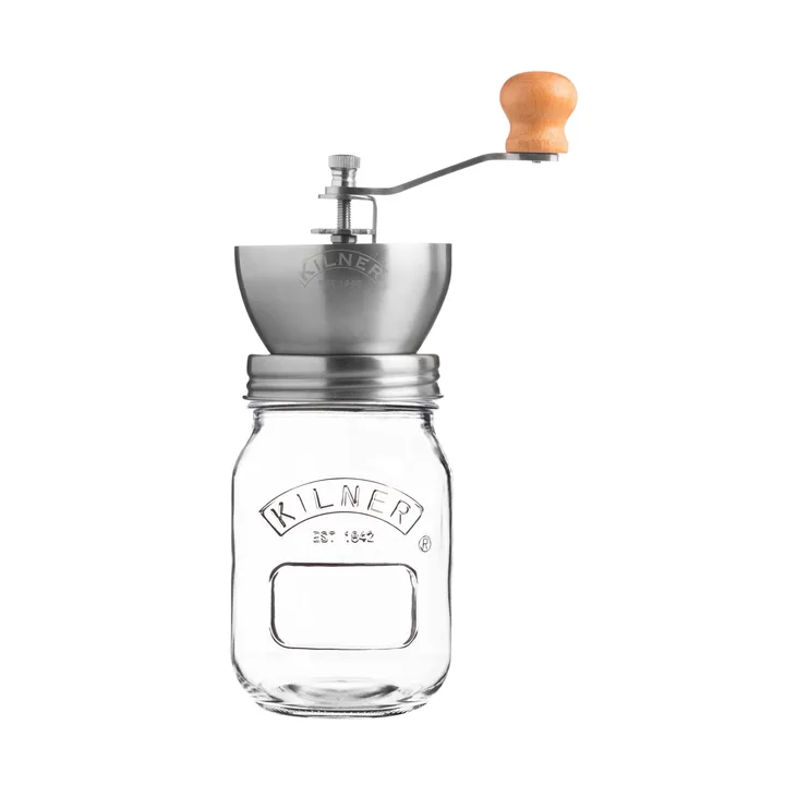 Molino de café Kilner - Transparente-acero inoxidable, 0,5 L - Kilner