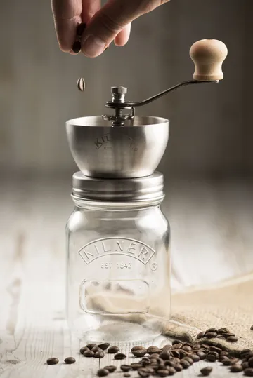 Molino de café Kilner - Transparente-acero inoxidable, 0,5 L - Kilner