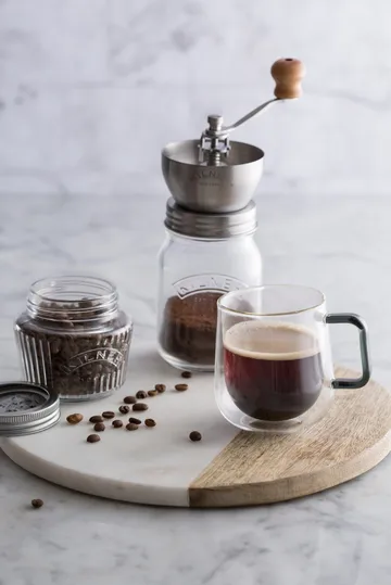 Molino de café Kilner - Transparente-acero inoxidable, 0,5 L - Kilner