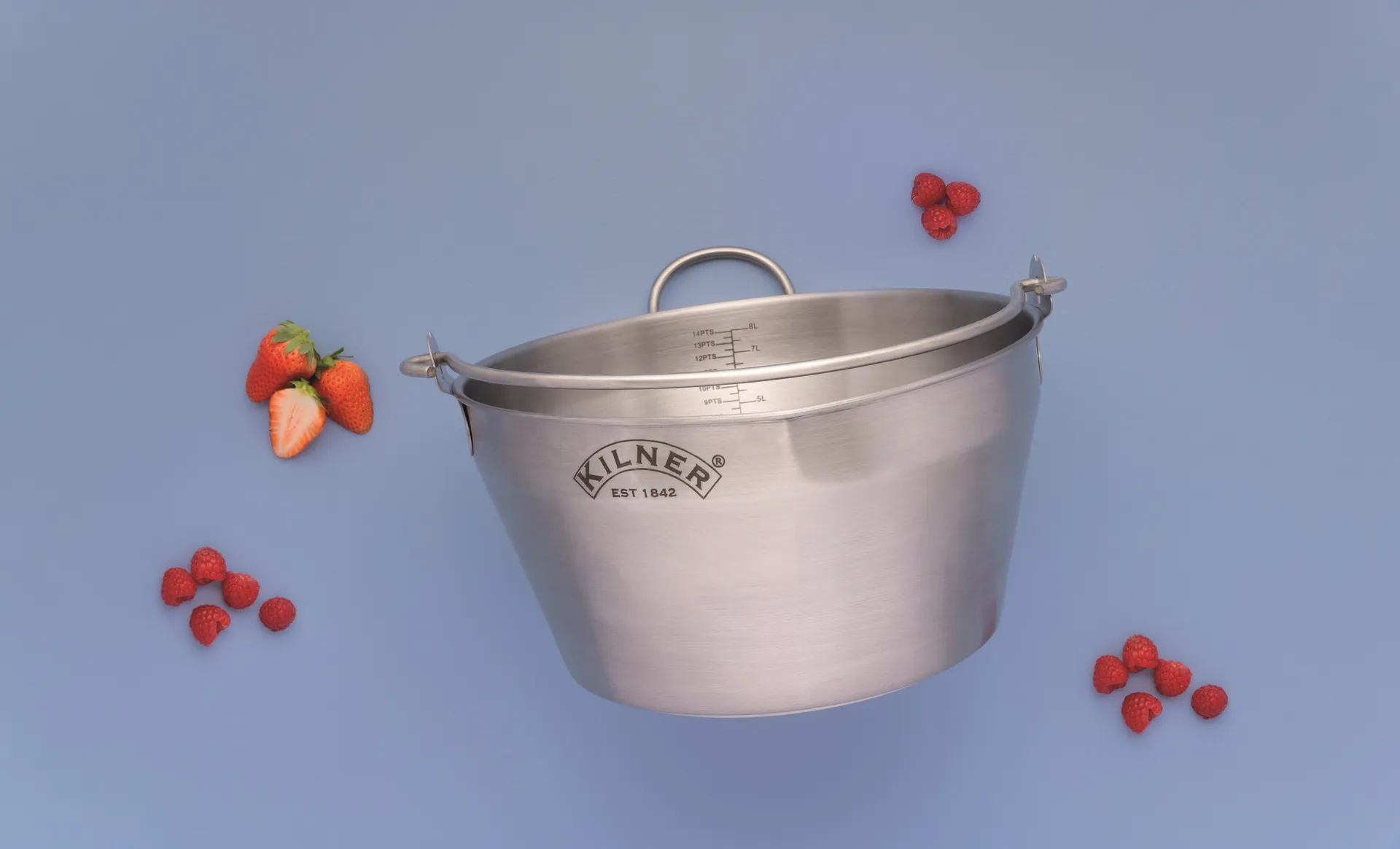 Olla para mermelada Kilner, Acero inoxidable Kilner