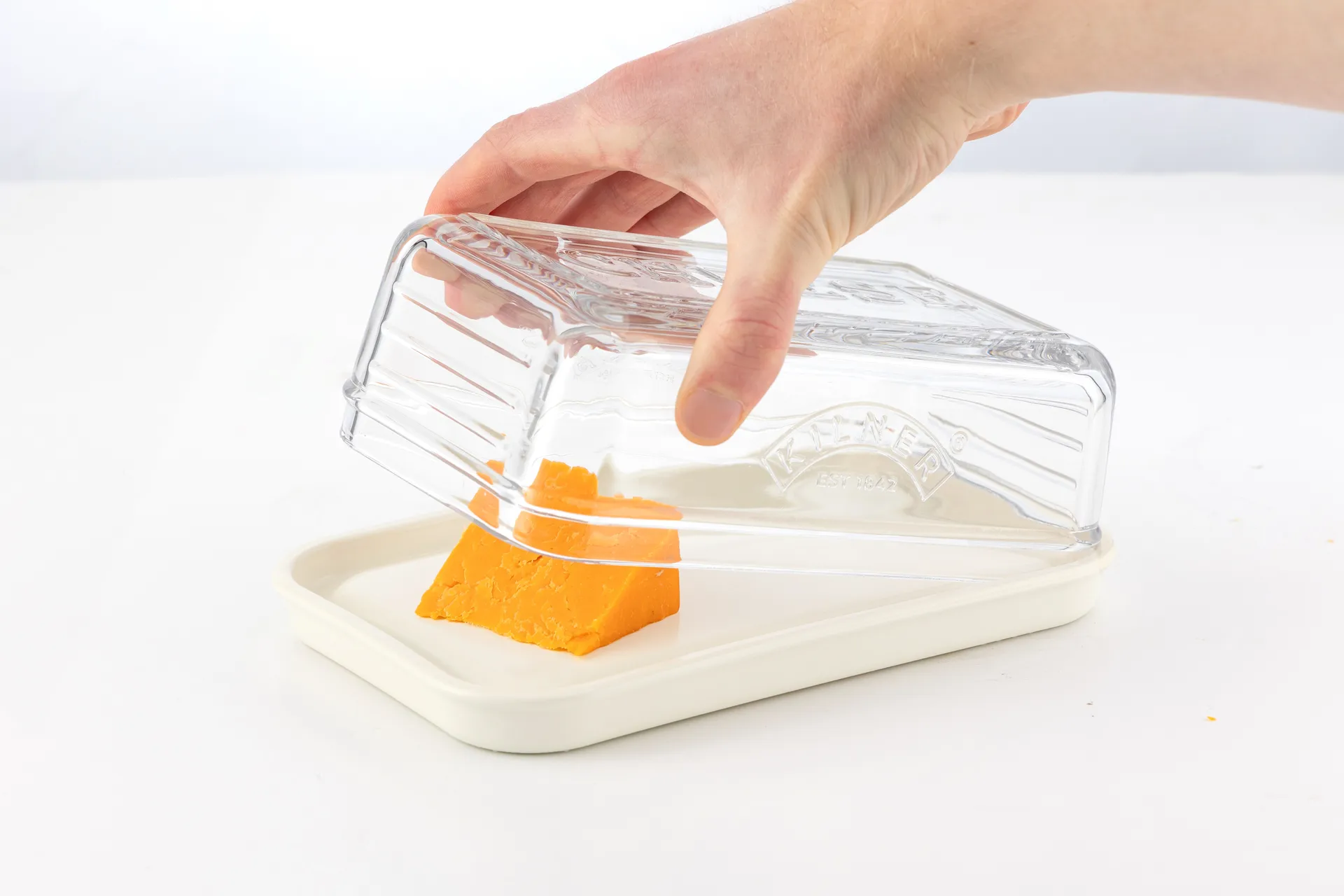 Recipiente para queso Kilner , Transparente-blanco Kilner