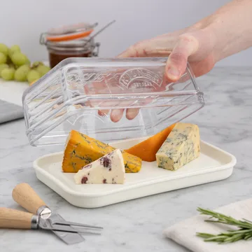 Recipiente para queso Kilner  - Transparente-blanco - Kilner
