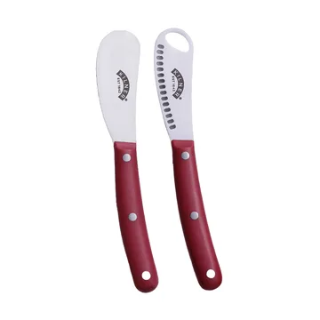 Set de cuchillos para mantequilla Kilner - Rojo-acero inoxidable - Kilner
