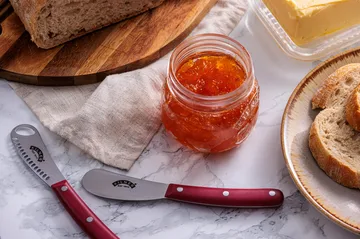 Set de cuchillos para mantequilla Kilner - Rojo-acero inoxidable - Kilner