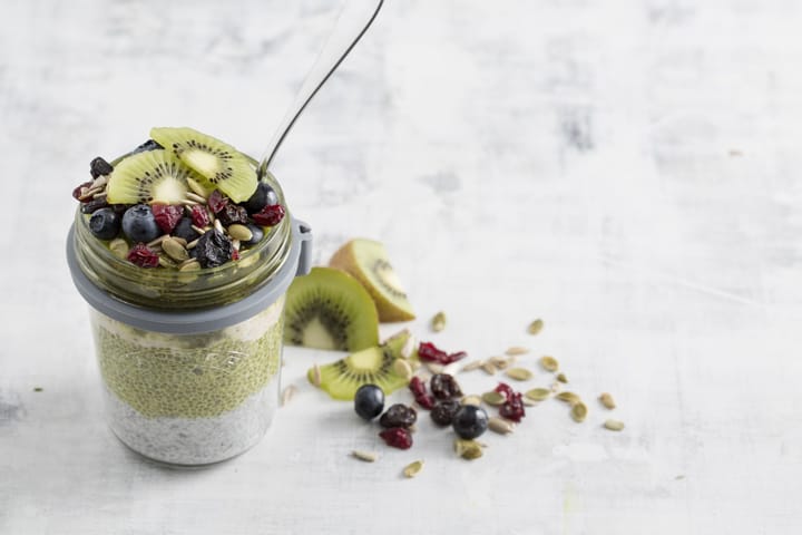 Set de desayuno cuenco de vidrio + cuchara, 0,35 L Kilner