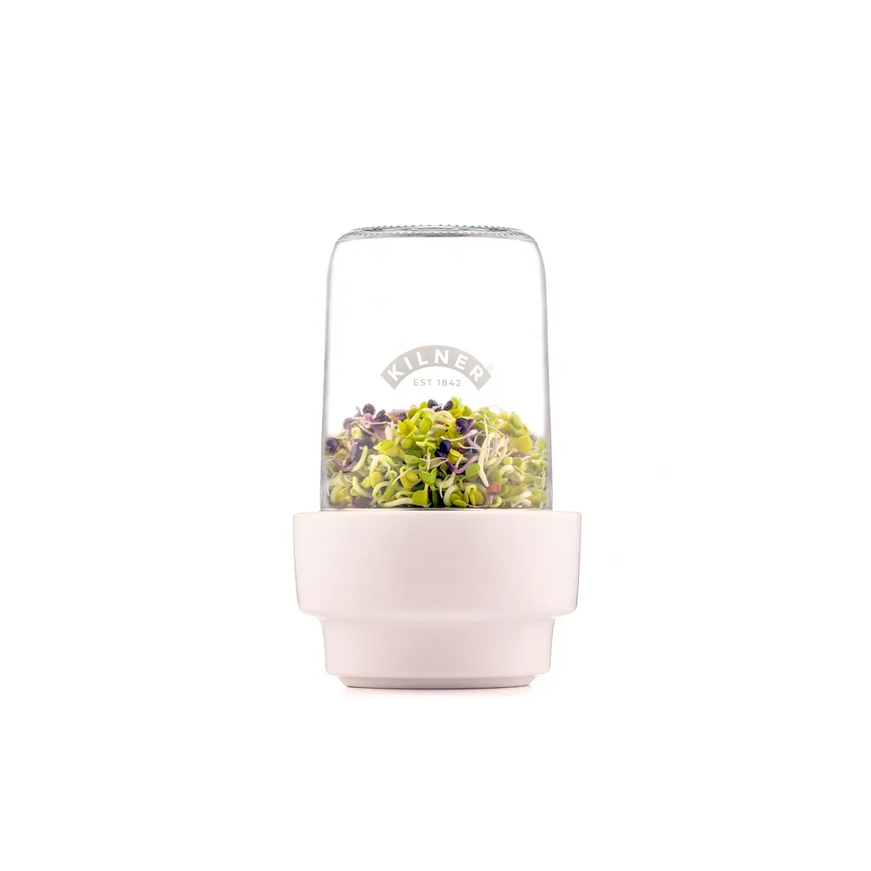 Set de germinación Kilner, Transparente-blanco, 500 ml Kilner