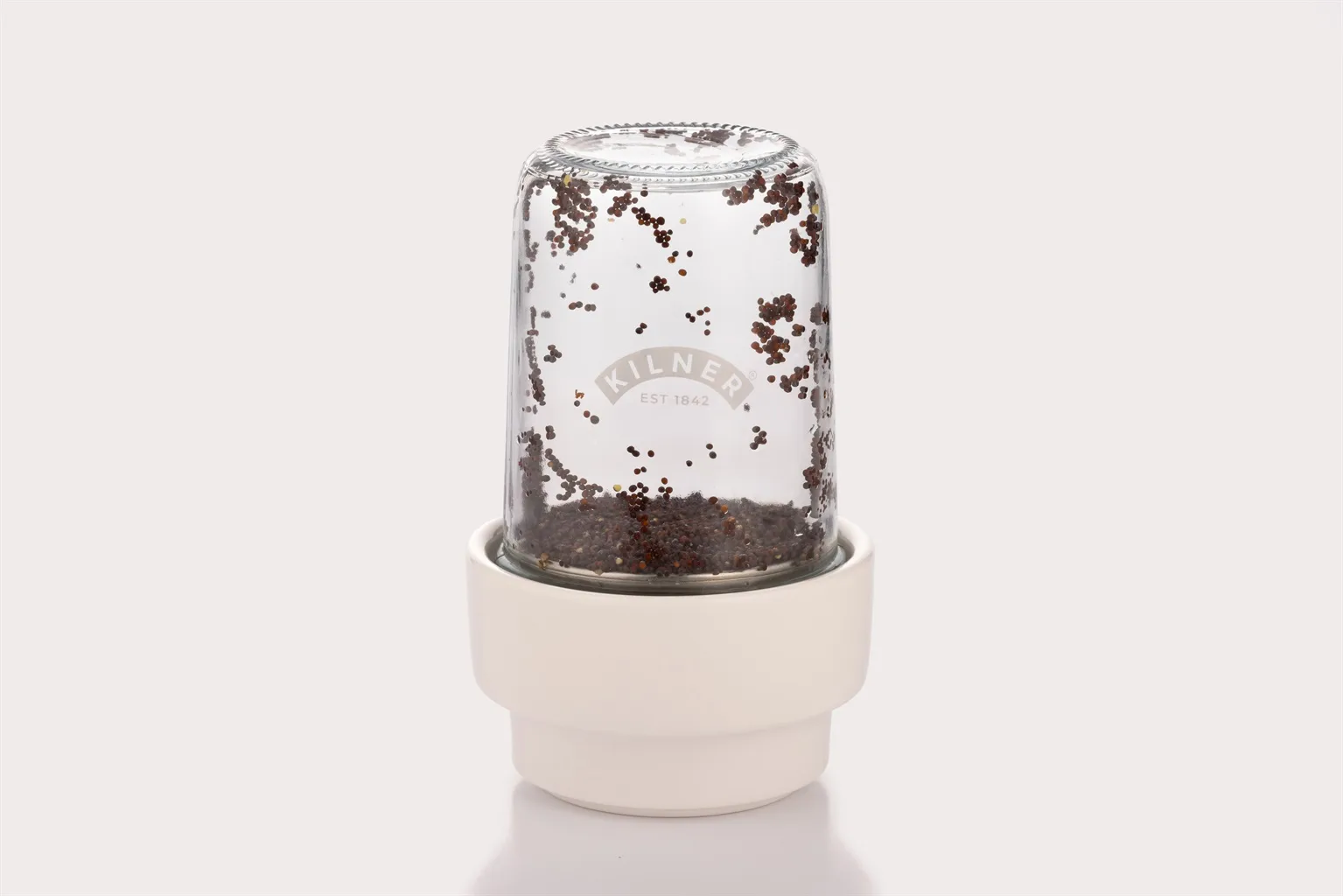 Set de germinación Kilner, Transparente-blanco, 500 ml Kilner