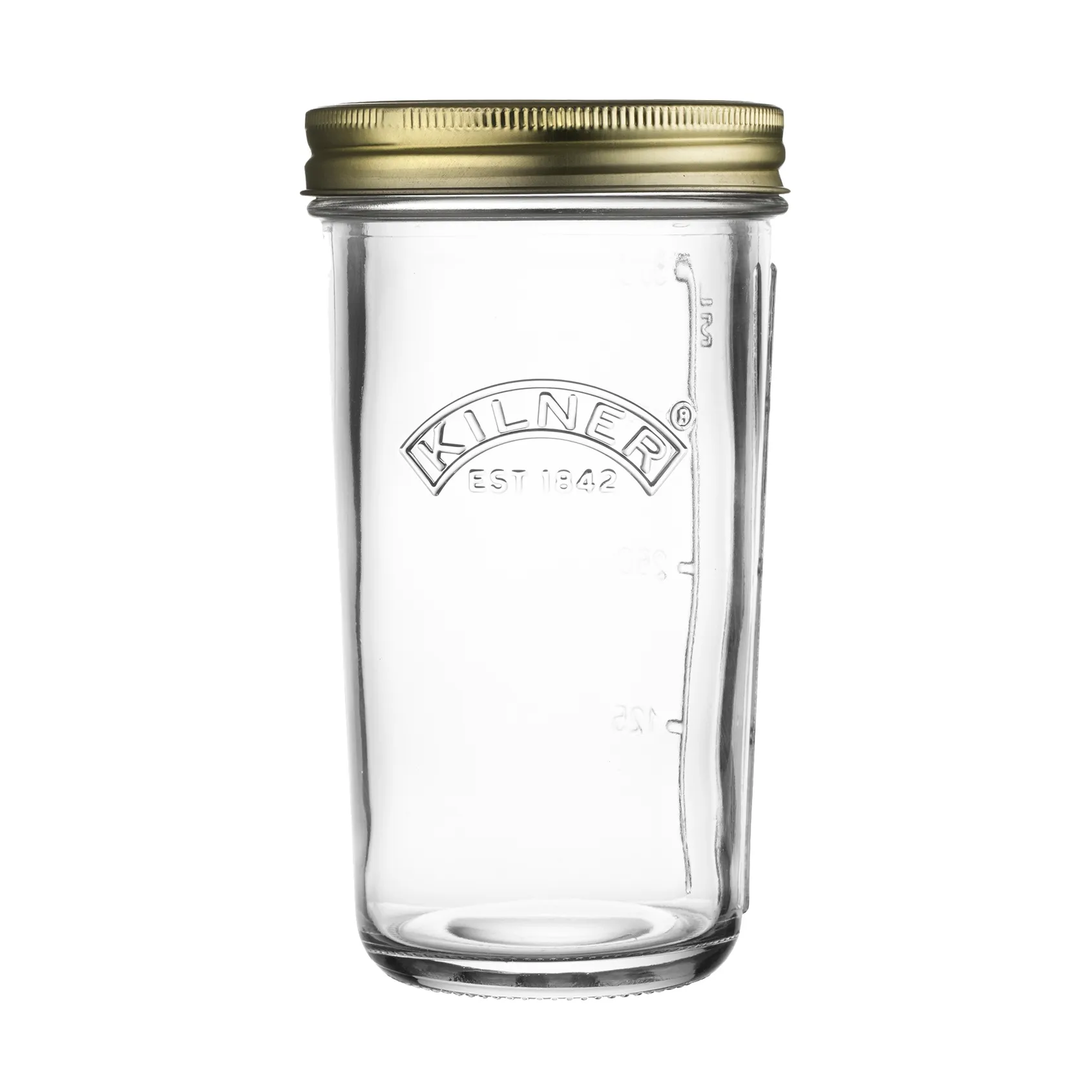 Tarro ancho Kilner WIDE, Transparente-dorado, 0,5 L Kilner