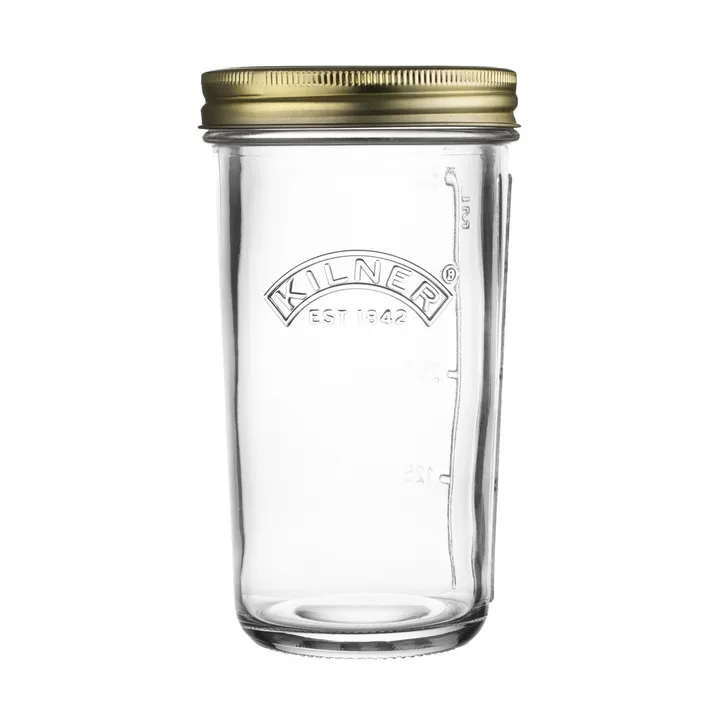 Tarro ancho Kilner WIDE - Transparente-dorado, 0,5 L - Kilner