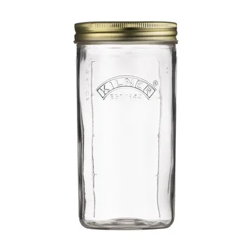 Tarro ancho Kilner WIDE - Transparente-dorado, 1 L - Kilner