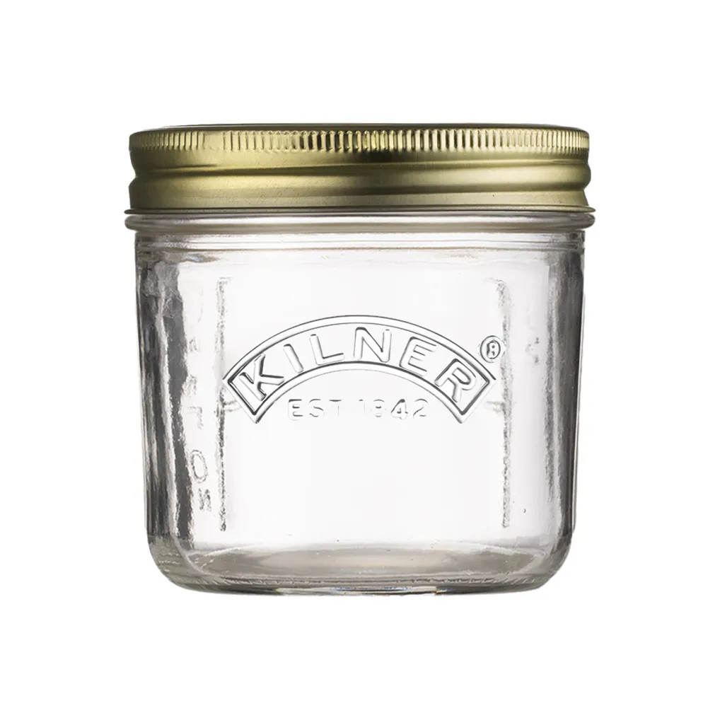 Tarro ancho Kilner WIDE, Transparente-dorado, 200 ml Kilner