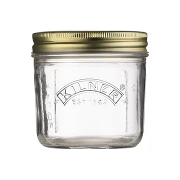 Tarro ancho Kilner WIDE - Transparente-dorado, 200 ml - Kilner