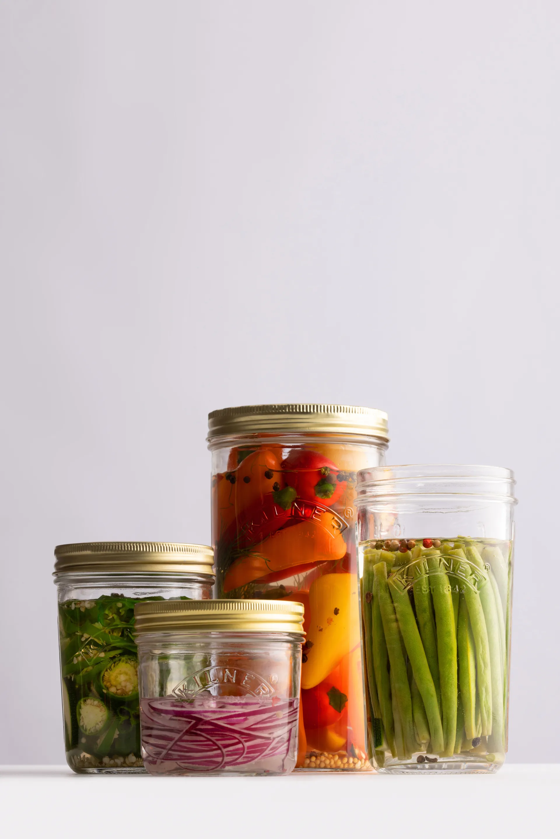 Tarro ancho Kilner WIDE, Transparente-dorado, 200 ml Kilner