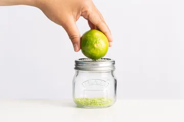 Tarro de almacenamiento Kilner con tapa de rallador - Plata-transparente, 250 ml - Kilner