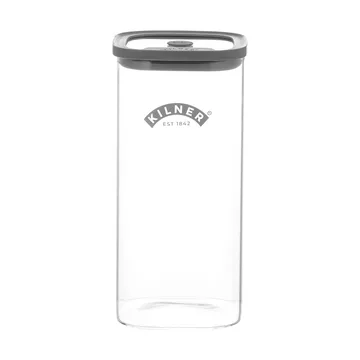 Tarro de almacenamiento Kilner FRESH - Transparente-gris, 1,5 L - Kilner