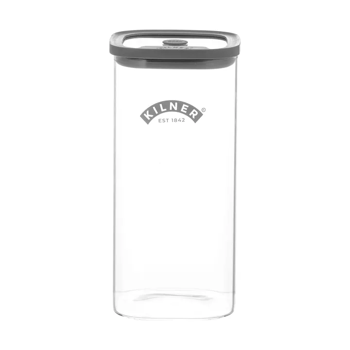 Tarro de almacenamiento Kilner FRESH - Transparente-gris, 1,5 L - Kilner