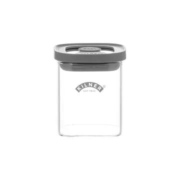 Tarro de especias cuadrado Kilner FRESH - Transparente-gris, 160 ml - Kilner