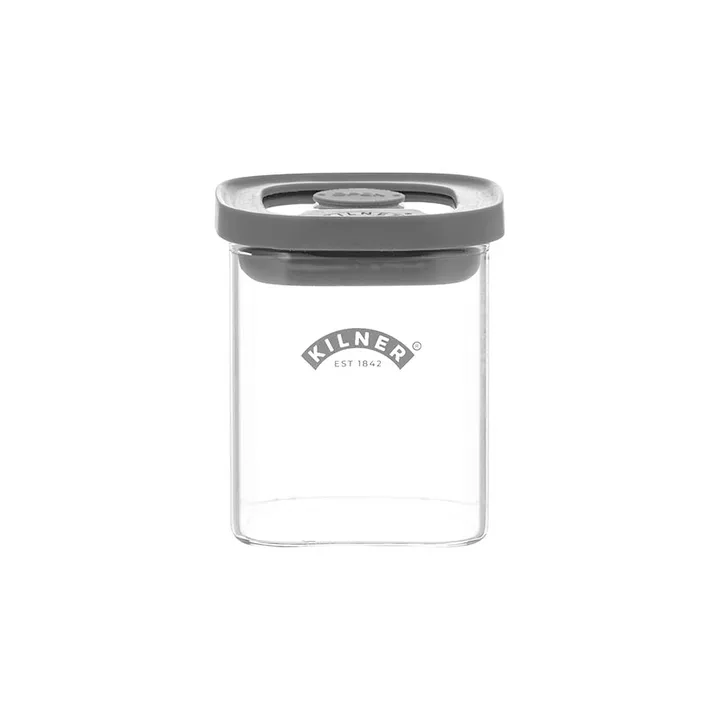 Tarro de especias cuadrado Kilner FRESH - Transparente-gris, 160 ml - Kilner