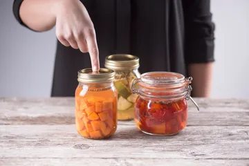 Tarro para conservas redondo Kilner - Transparente-dorado, 0,5 L - Kilner