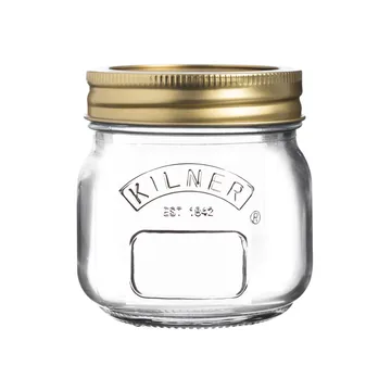 Tarro para conservas redondo Kilner - Transparente-oro, 250 ml - Kilner