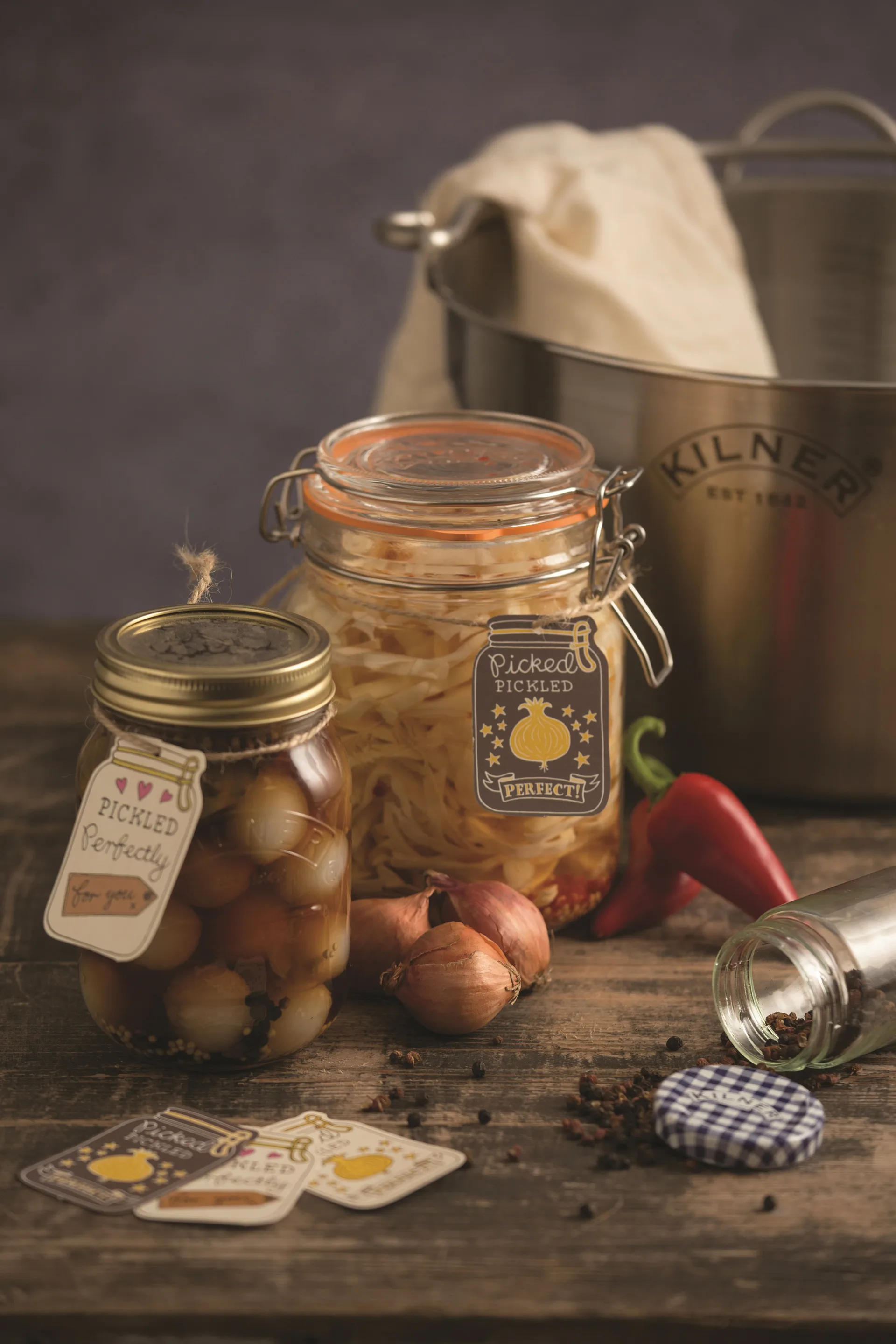 Tarro redondo con cierre hermético Kilner, Transparente, 1 L Kilner