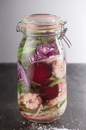Tarro redondo con cierre hermético Kilner - Transparente, 1,5 L - Kilner