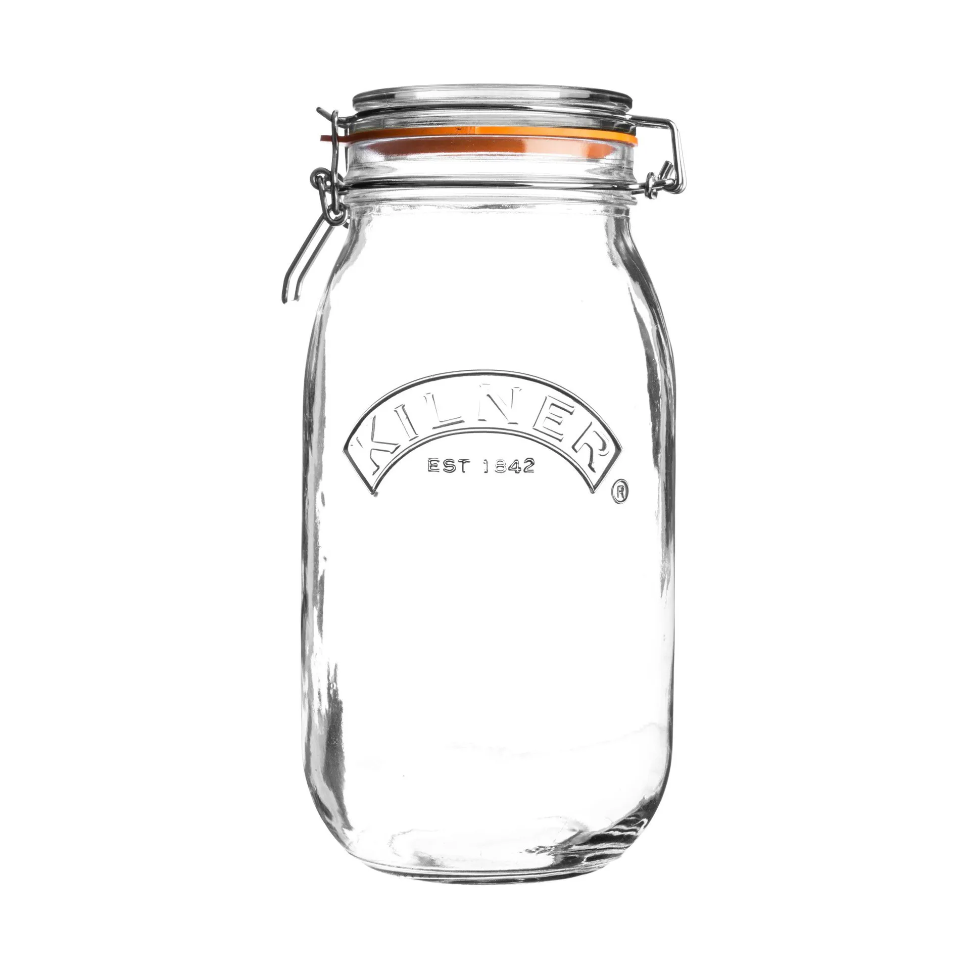 Tarro redondo con cierre hermético Kilner, Transparente, 3 L Kilner